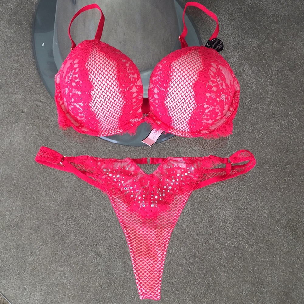 ❤️Sexy 2-Piece Matching Victoria Secret Set 32D/M